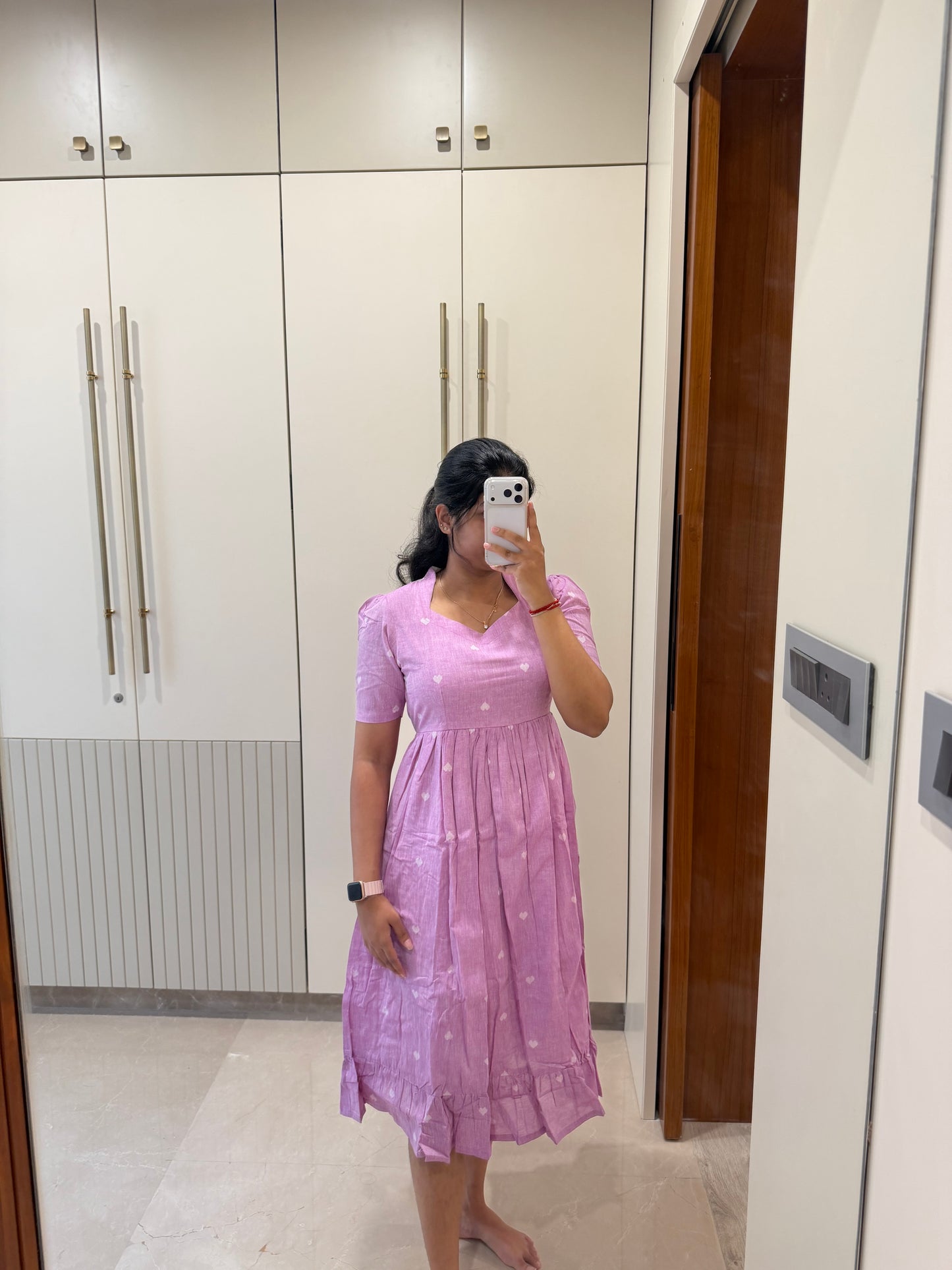 Purple Heart Handloom Cotton Maxi