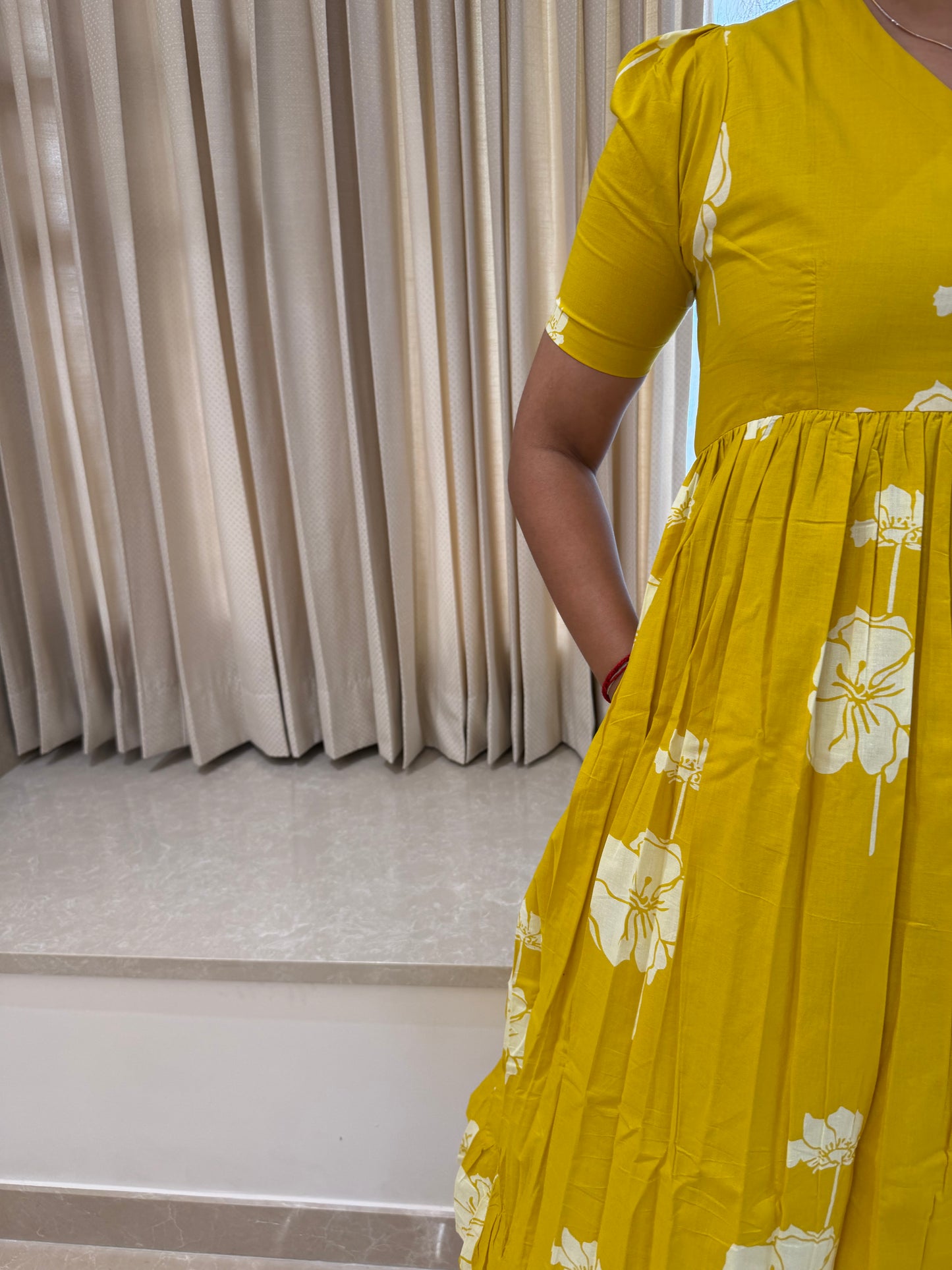 Manjal Cotton Maxi