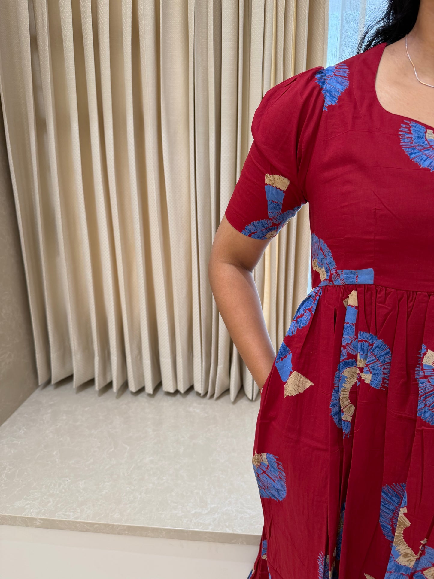 Red Eagle Cotton Maxi