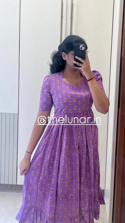 Purple Little Cotton Maxi