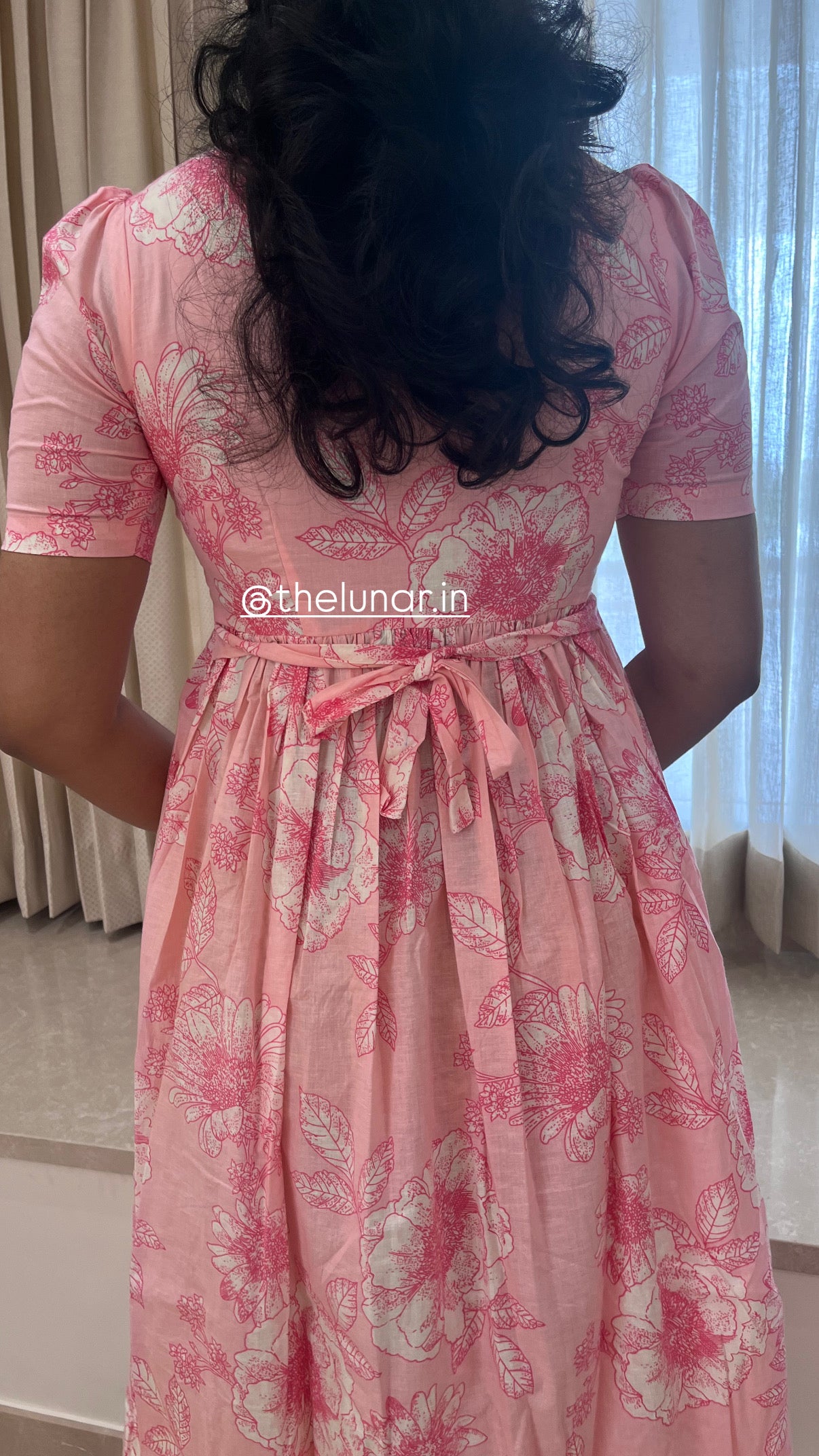 Baby Pink Cotton Maxi