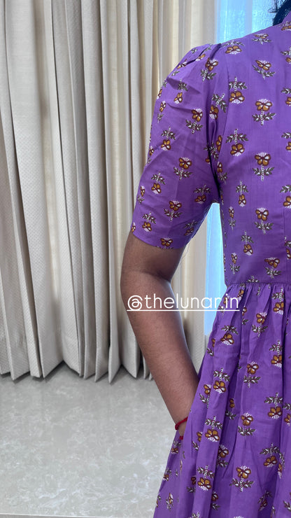 Purple Little Cotton Maxi