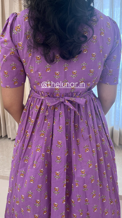 Purple Little Cotton Maxi