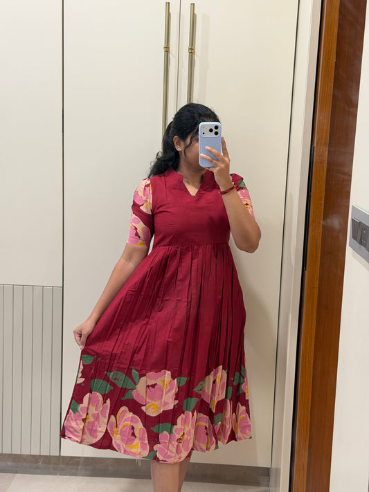 Red Bliss Cotton Maxi