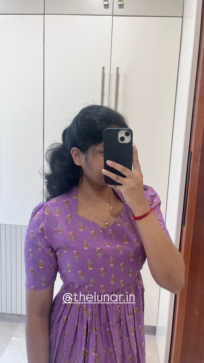 Purple Little Cotton Maxi