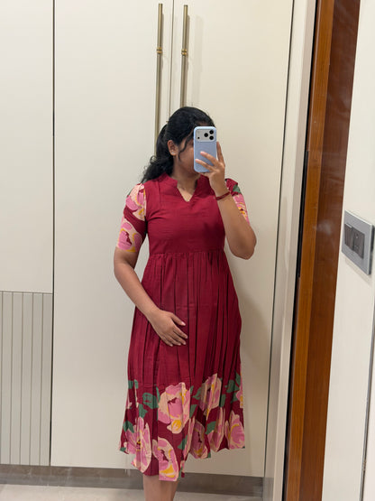 Red Bliss Cotton Maxi