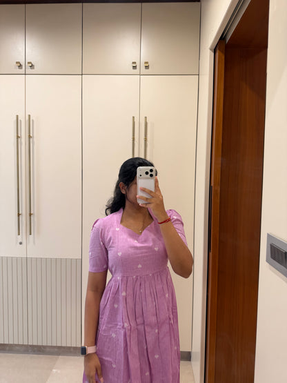 Purple Heart Handloom Cotton Maxi