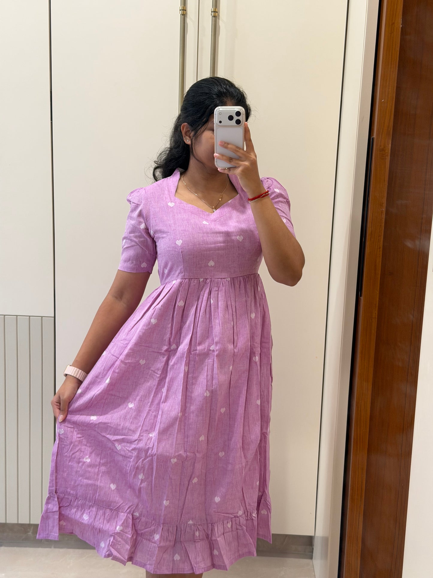 Purple Heart Handloom Cotton Maxi