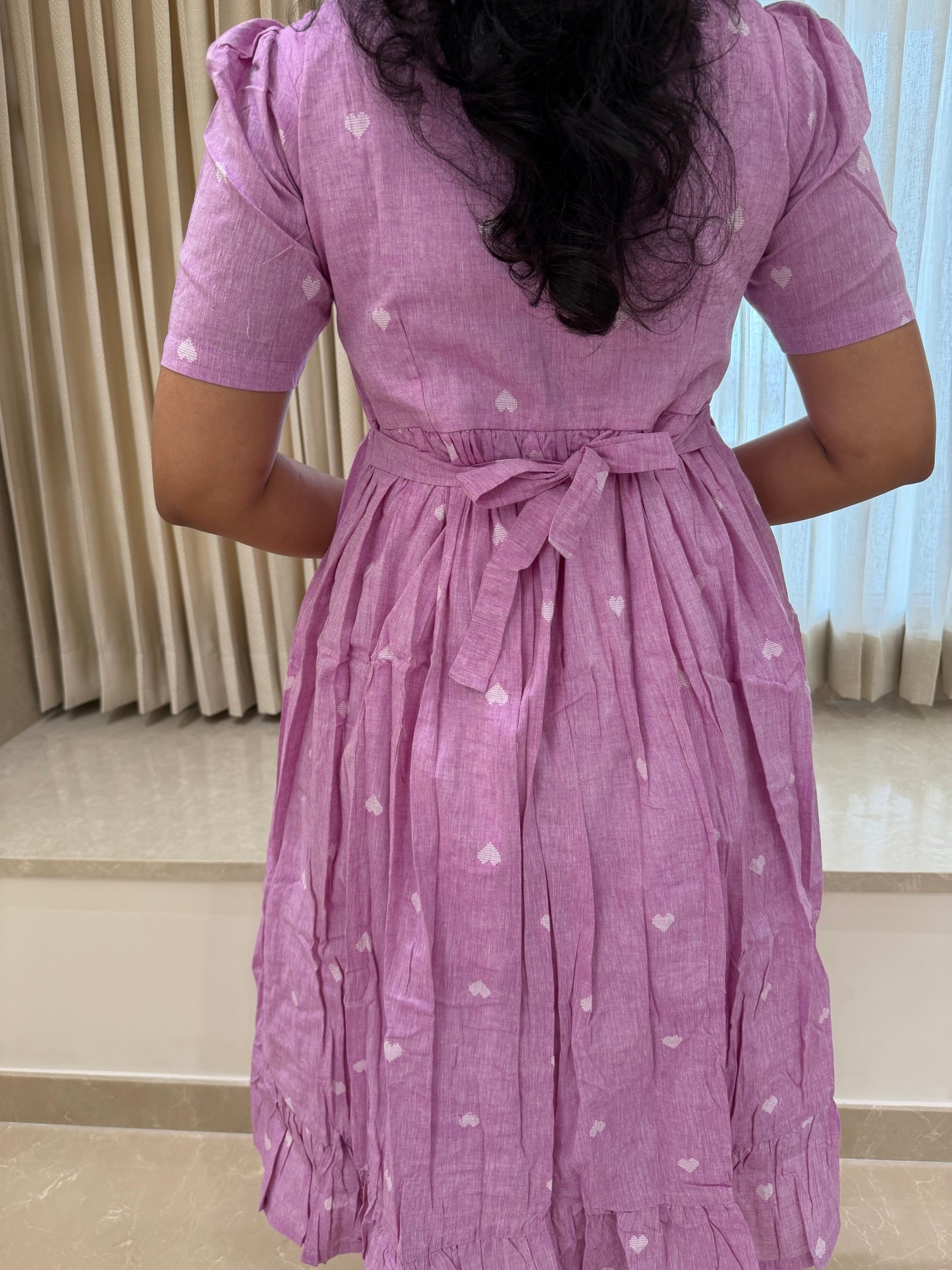 Purple Heart Handloom Cotton Maxi