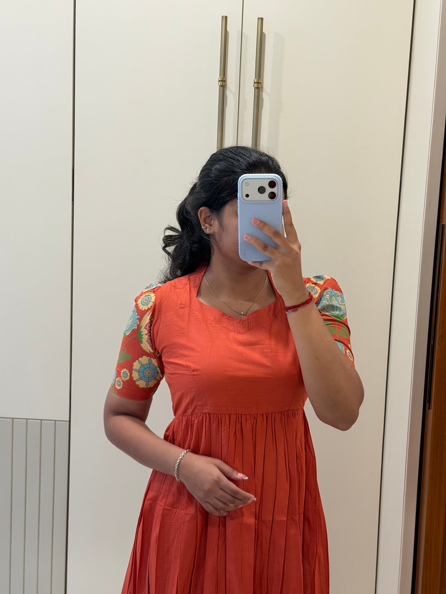 Rust Garden Cotton Maxi