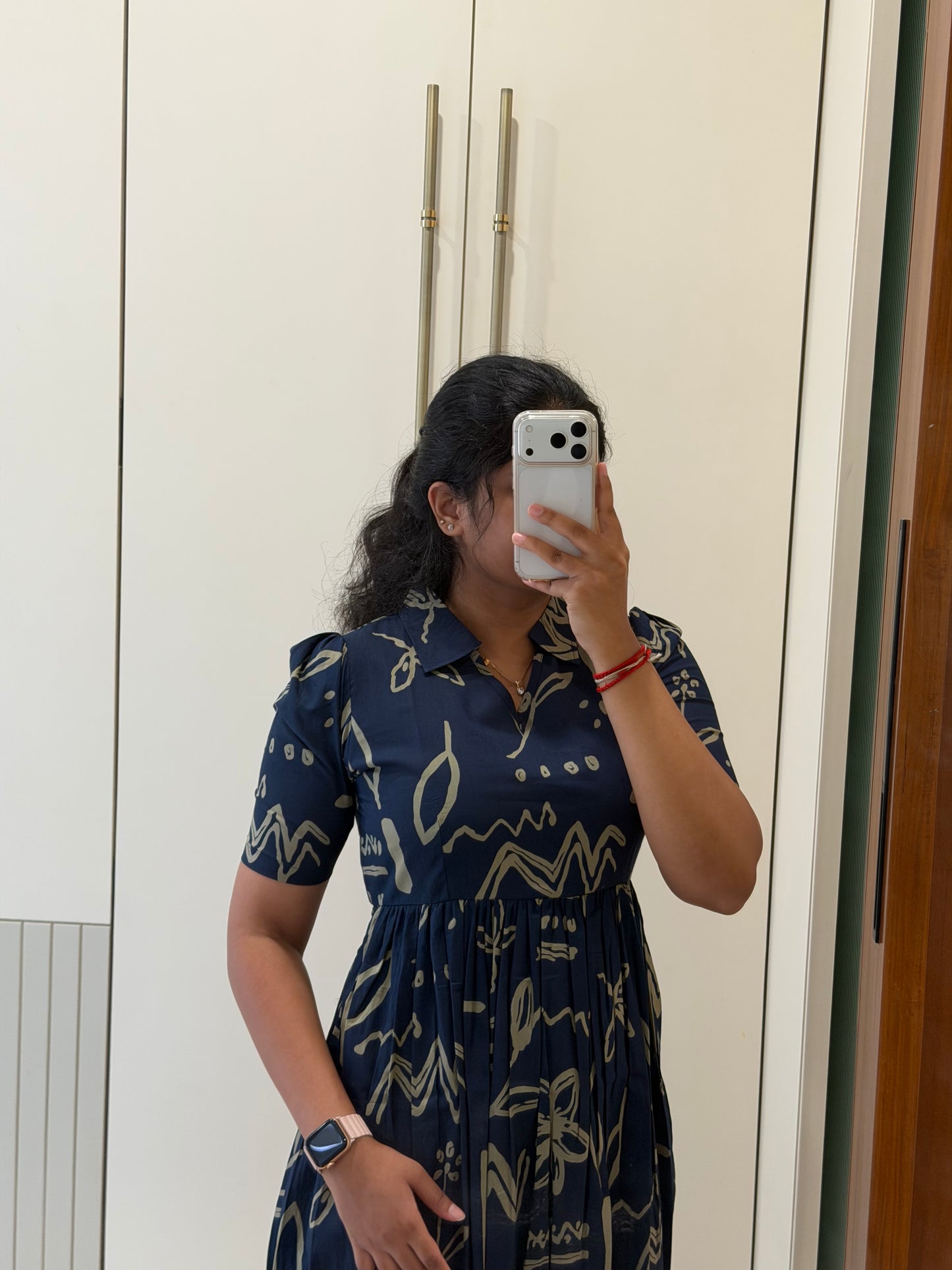 Midnight Blue Cotton Maxi