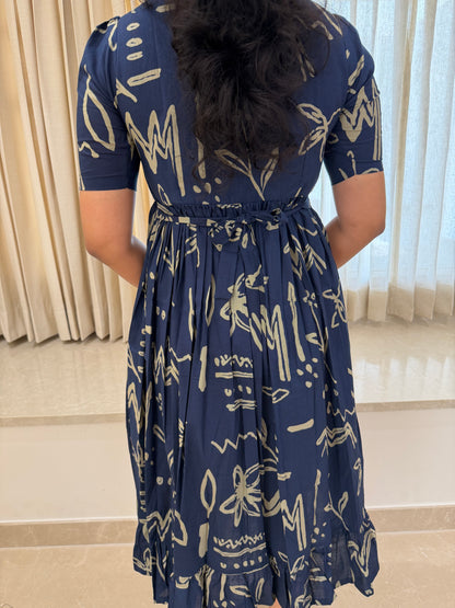 Midnight Blue Cotton Maxi