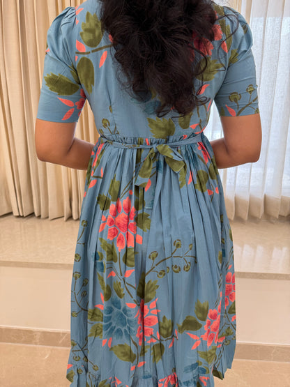 Classic Blue Cotton Maxi