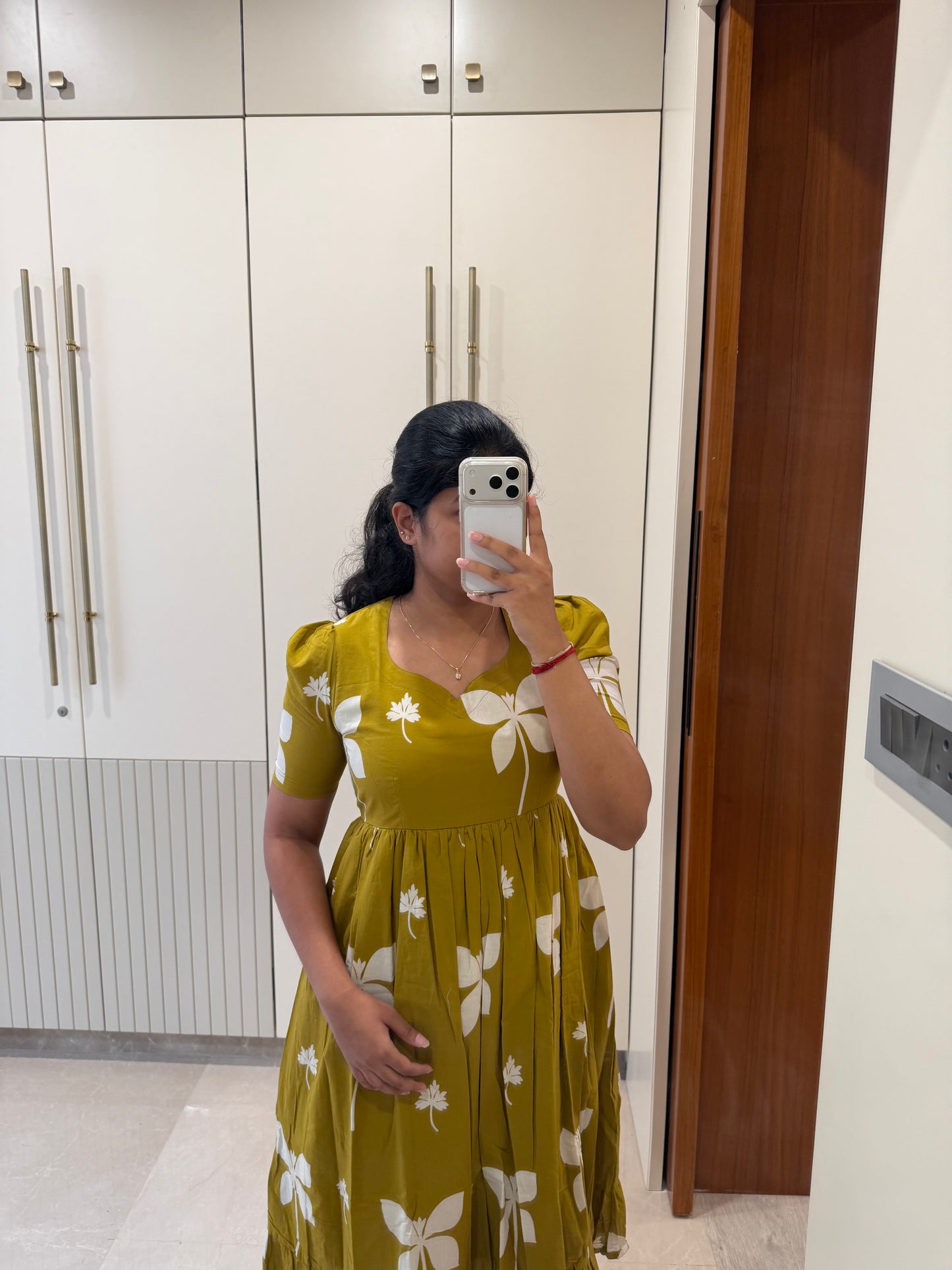Mustard Cotton Maxi