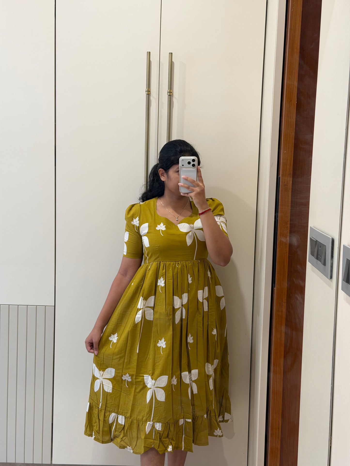 Mustard Cotton Maxi