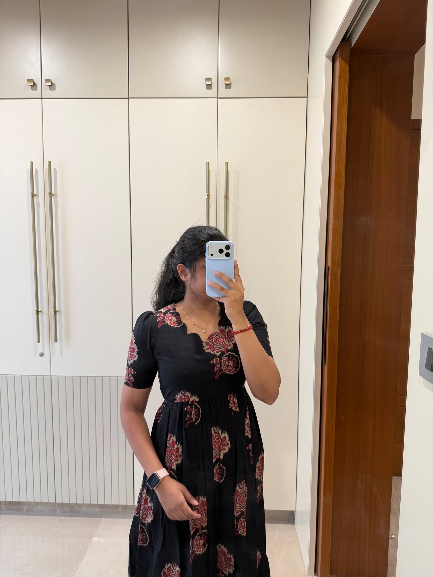 Black Bud Cotton Maxi