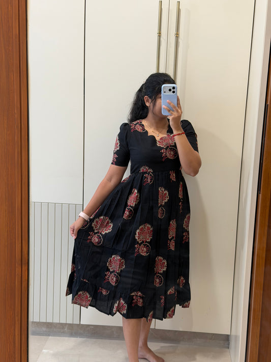 Black Bud Cotton Maxi