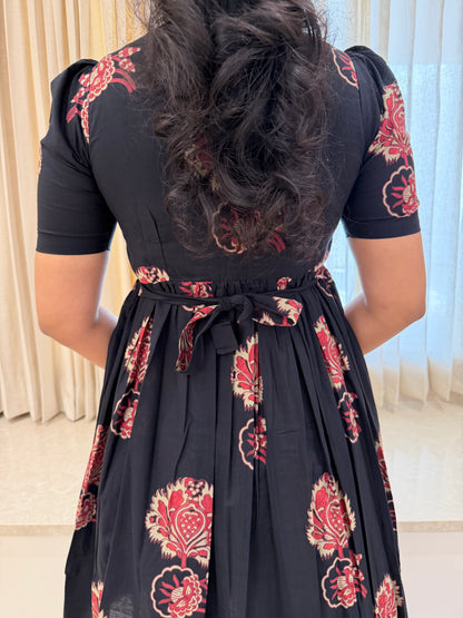 Black Bud Cotton Maxi