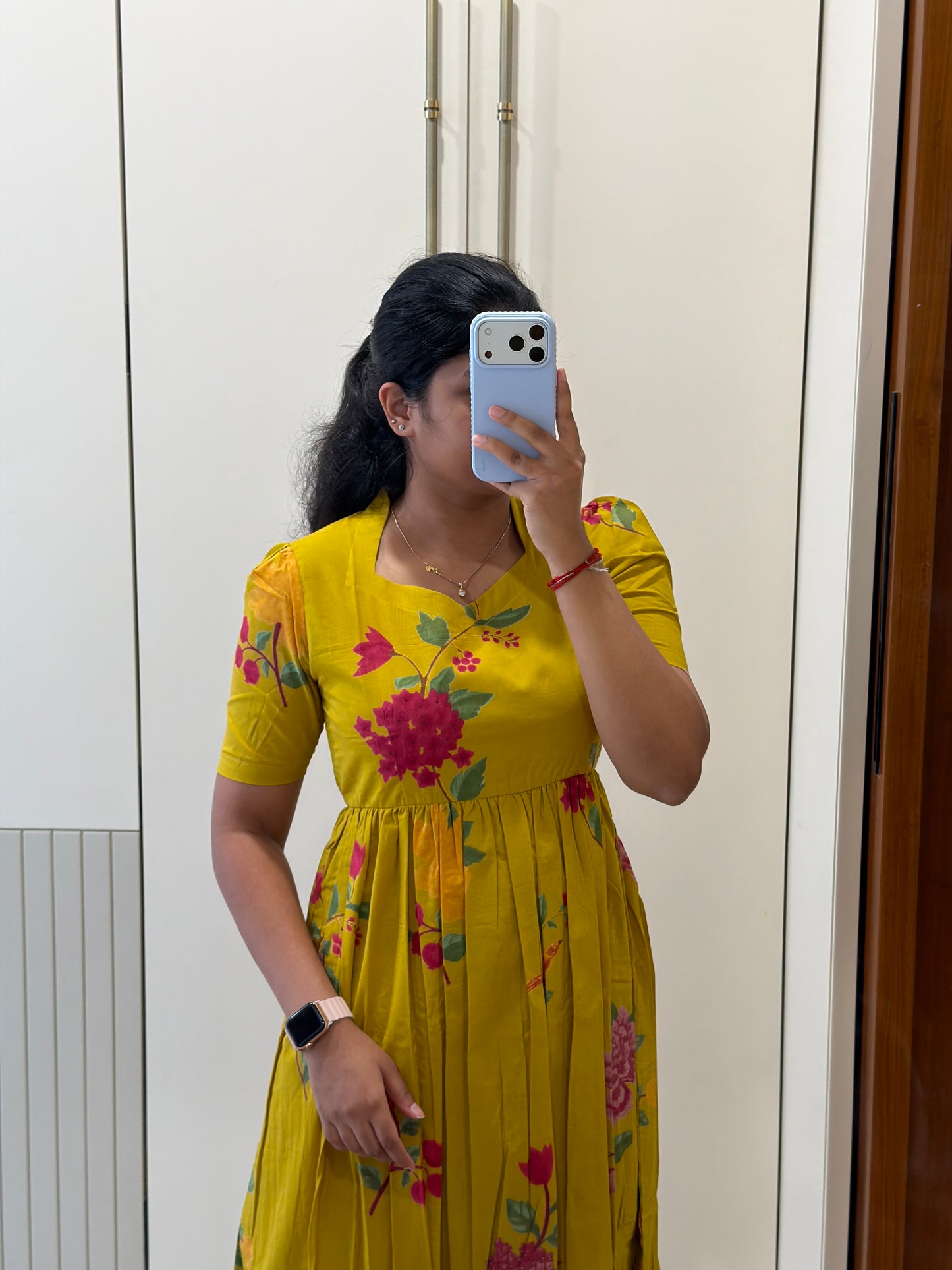 Yellow Petal Cotton Maxi