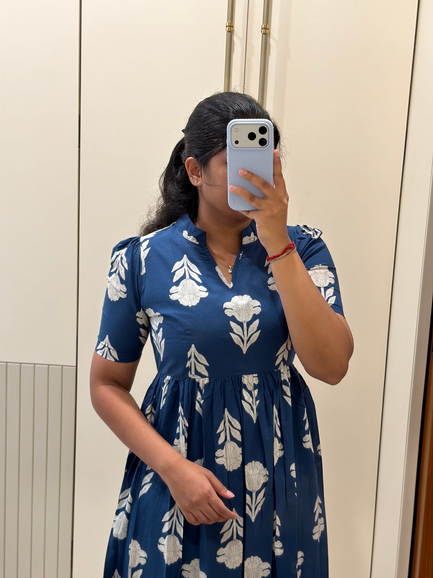 Ink Blue Cotton Maxi