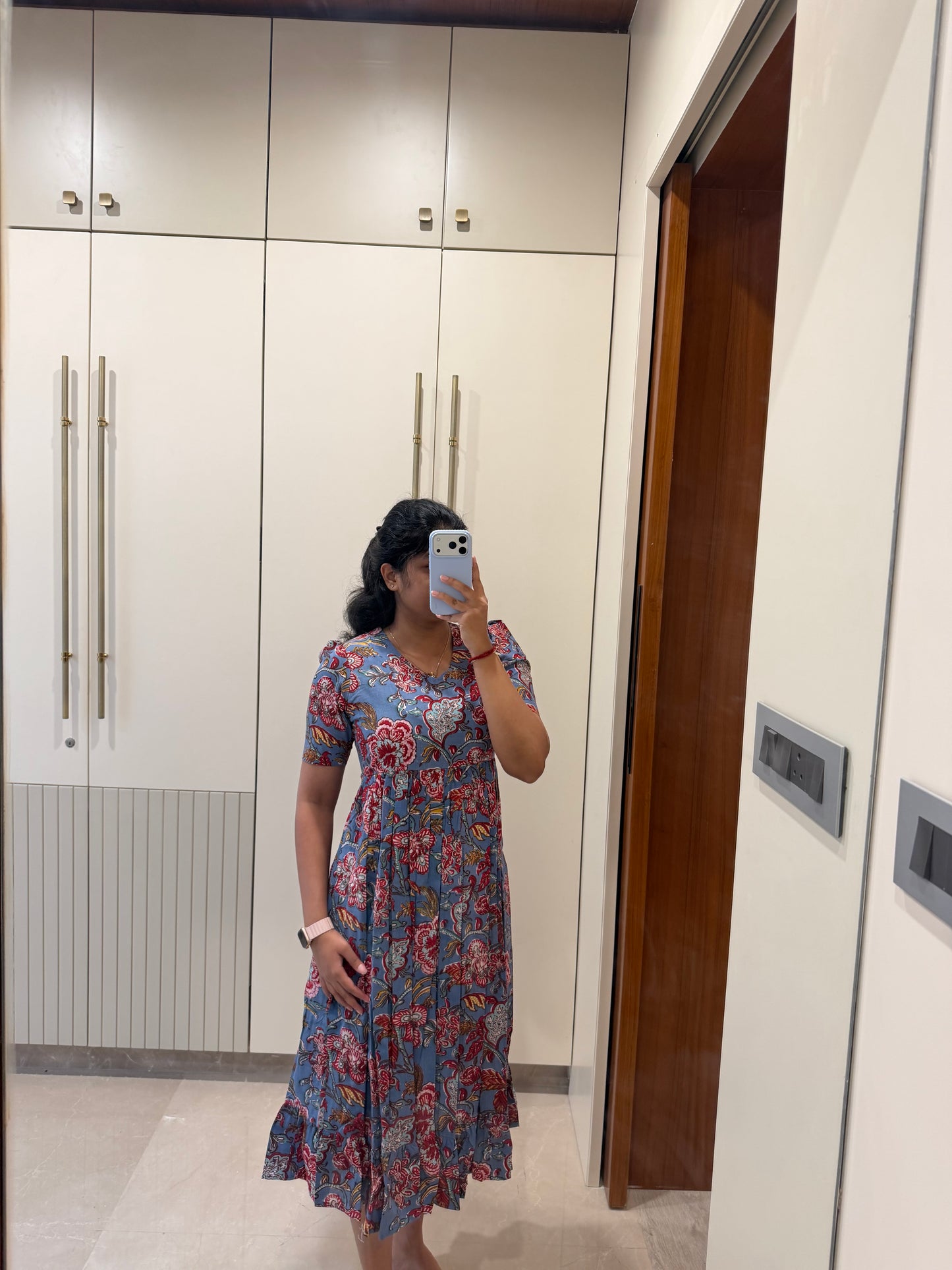 Multi Floral Cotton Maxi