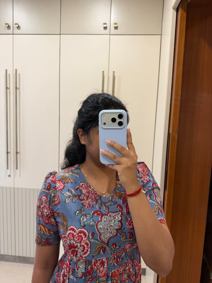 Multi Floral Cotton Maxi