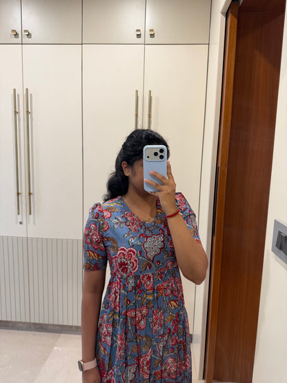 Multi Floral Cotton Maxi