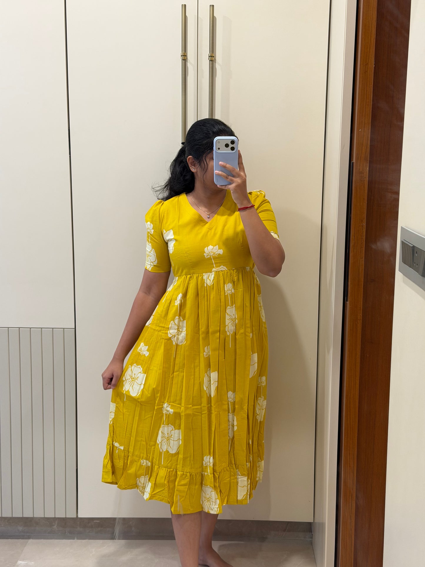 Manjal Cotton Maxi