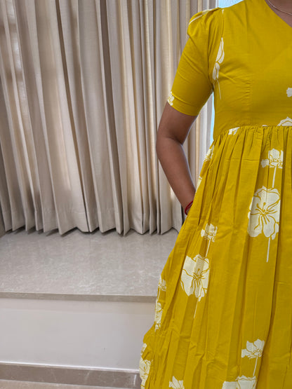Manjal Cotton Maxi