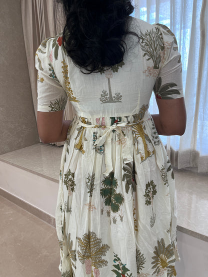 White Forest Cotton Maxi