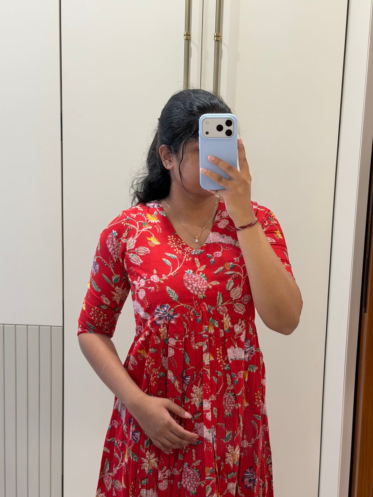 Red Alia cut Maxi
