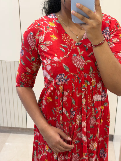 Red Alia cut Maxi
