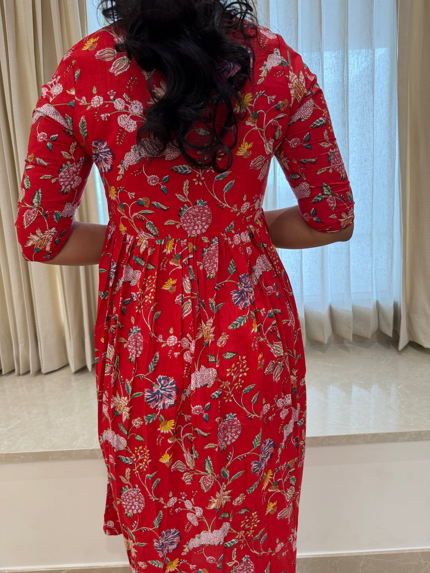 Red Alia cut Maxi