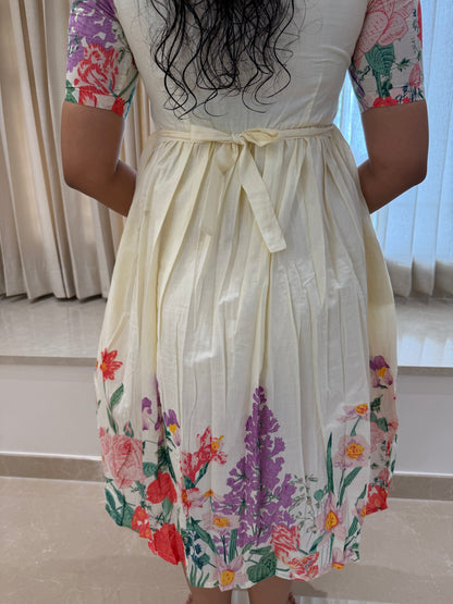 White Blossom Cotton Maxi