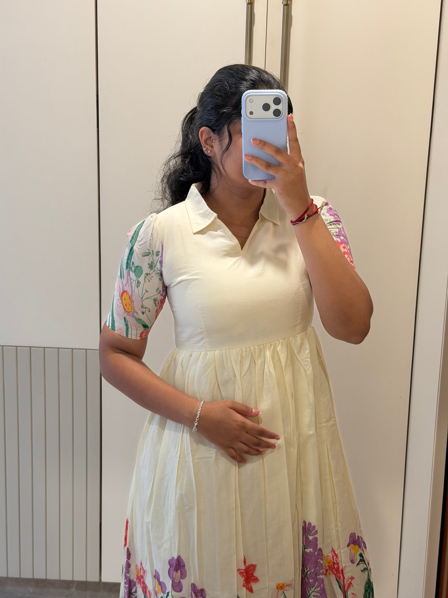 White Blossom Cotton Maxi