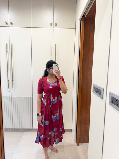 Red Eagle Cotton Maxi