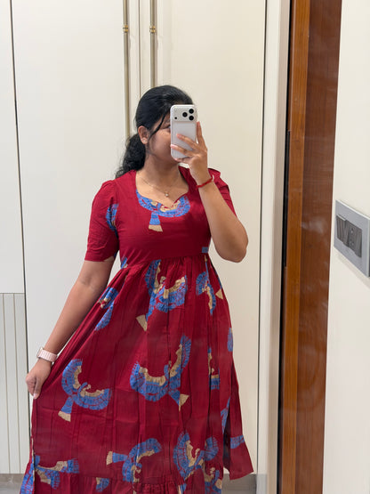 Red Eagle Cotton Maxi