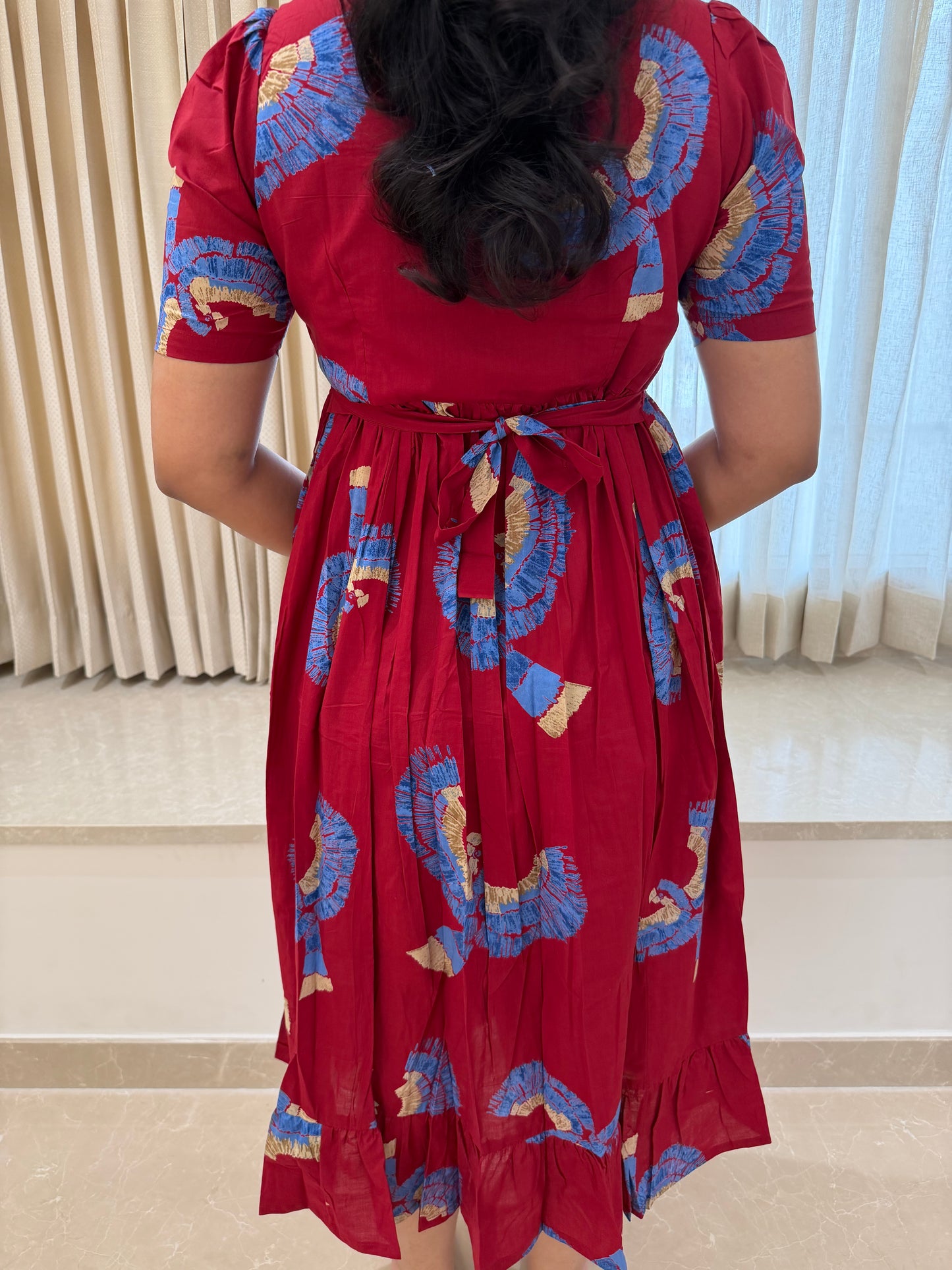 Red Eagle Cotton Maxi