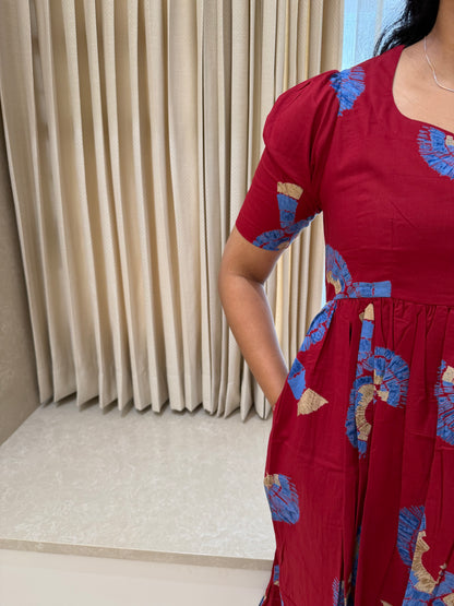 Red Eagle Cotton Maxi
